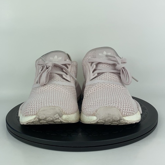 Adidas Originals NMD R1 Pink/White Athletic Running Shoes B37652 Women's Size 10 - Picture 2 of 11